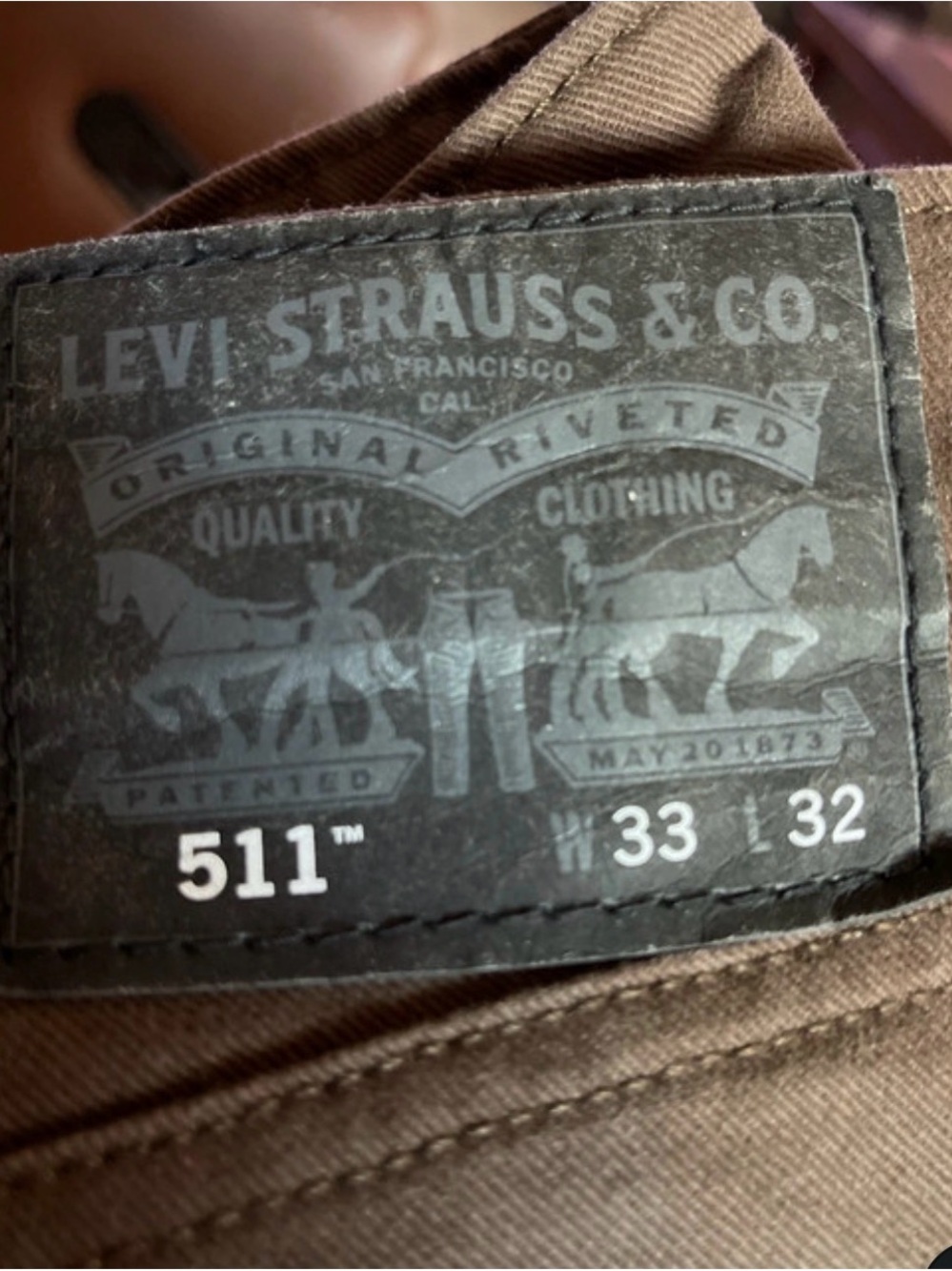 Levi's 511 Men's Jeans Brown